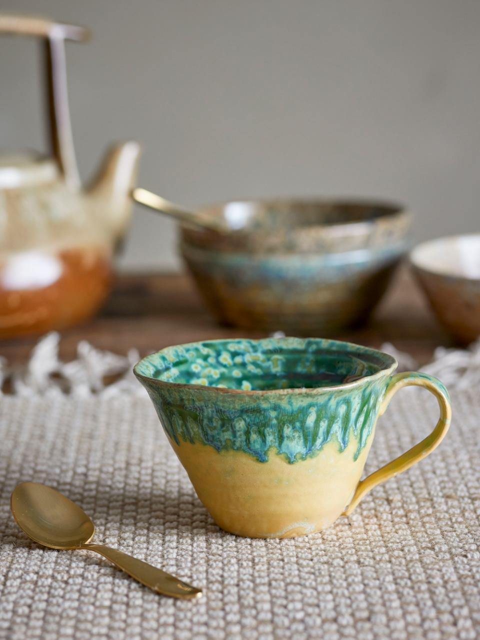 Milani Cup / Green / Stoneware