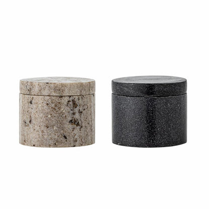 Avani Salt + Pepper Jar / Multi / Marble