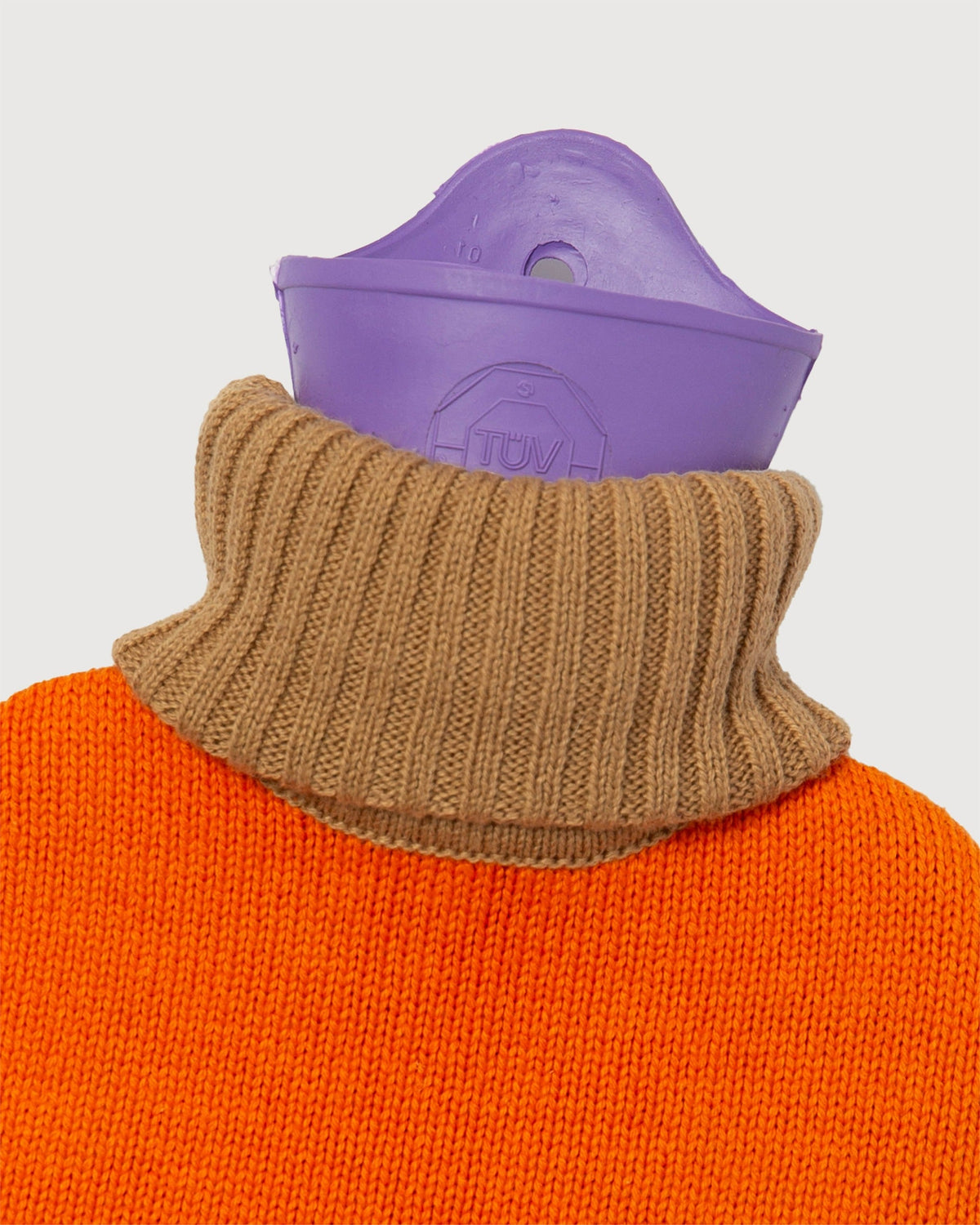 Mini Hot Water Bottle / Orange
