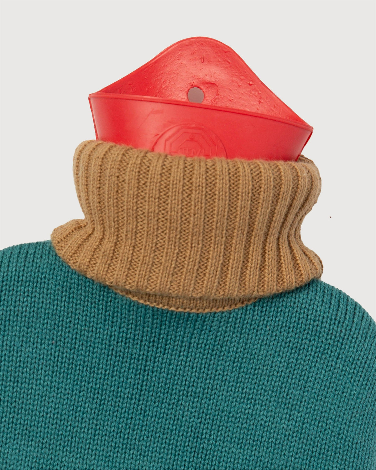 Mini Hot Water Bottle / Teal