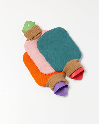 Mini Hot Water Bottle / Teal