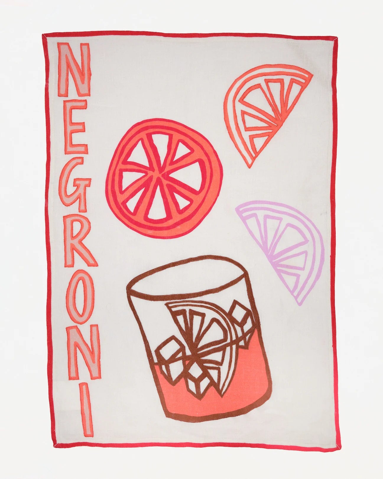 Amuse la Bouche Negroni Tea Towel