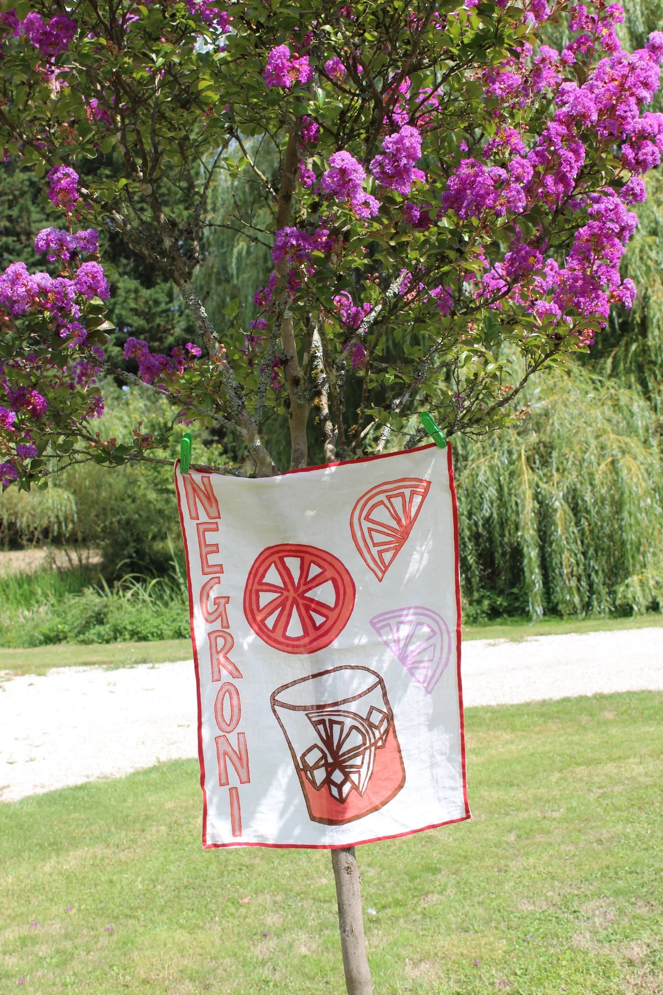 Amuse la Bouche Negroni Tea Towel