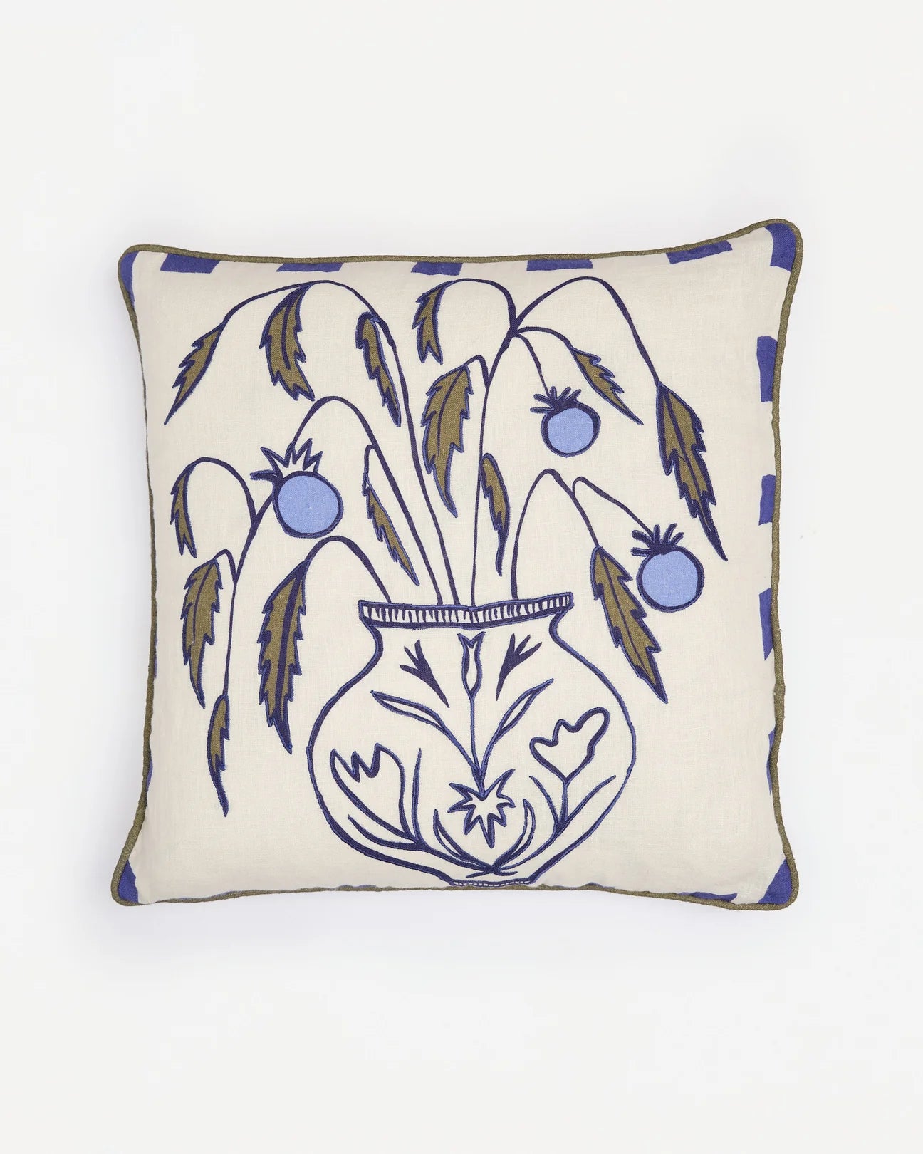 Amuse la Bouche Folkstone Vase Cushion