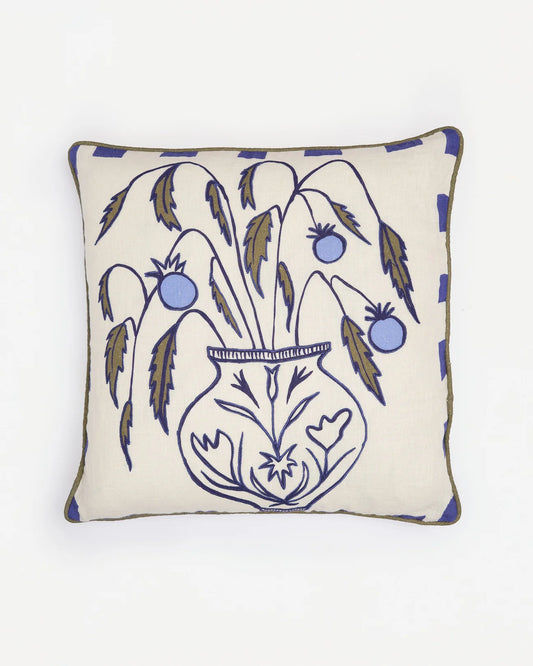 Amuse la Bouche Folkstone Vase Cushion