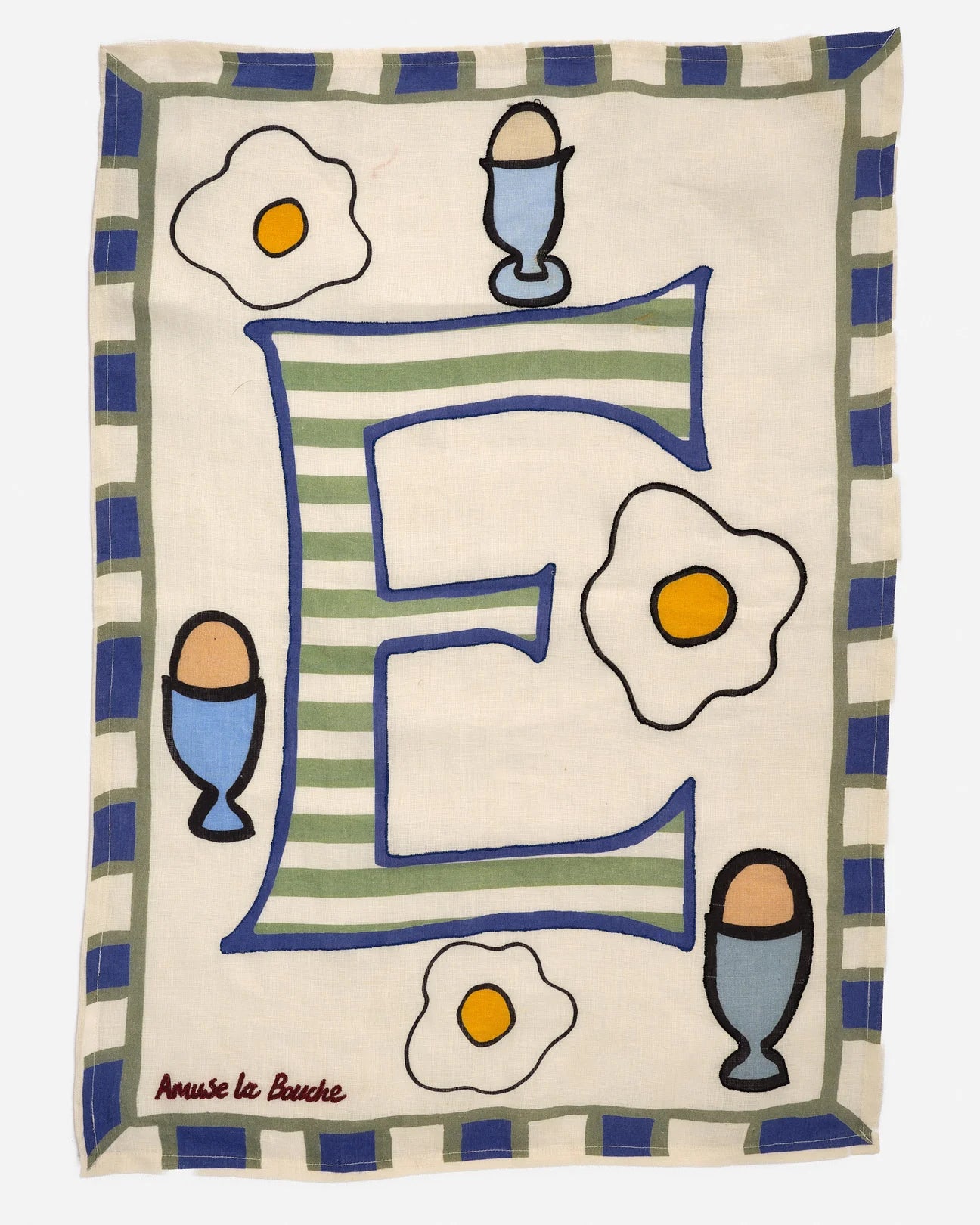 Amuse la Bouche Egg Tea Towel