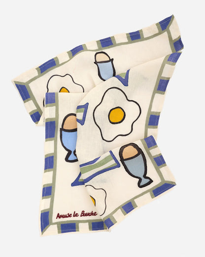 Amuse la Bouche Egg Tea Towel