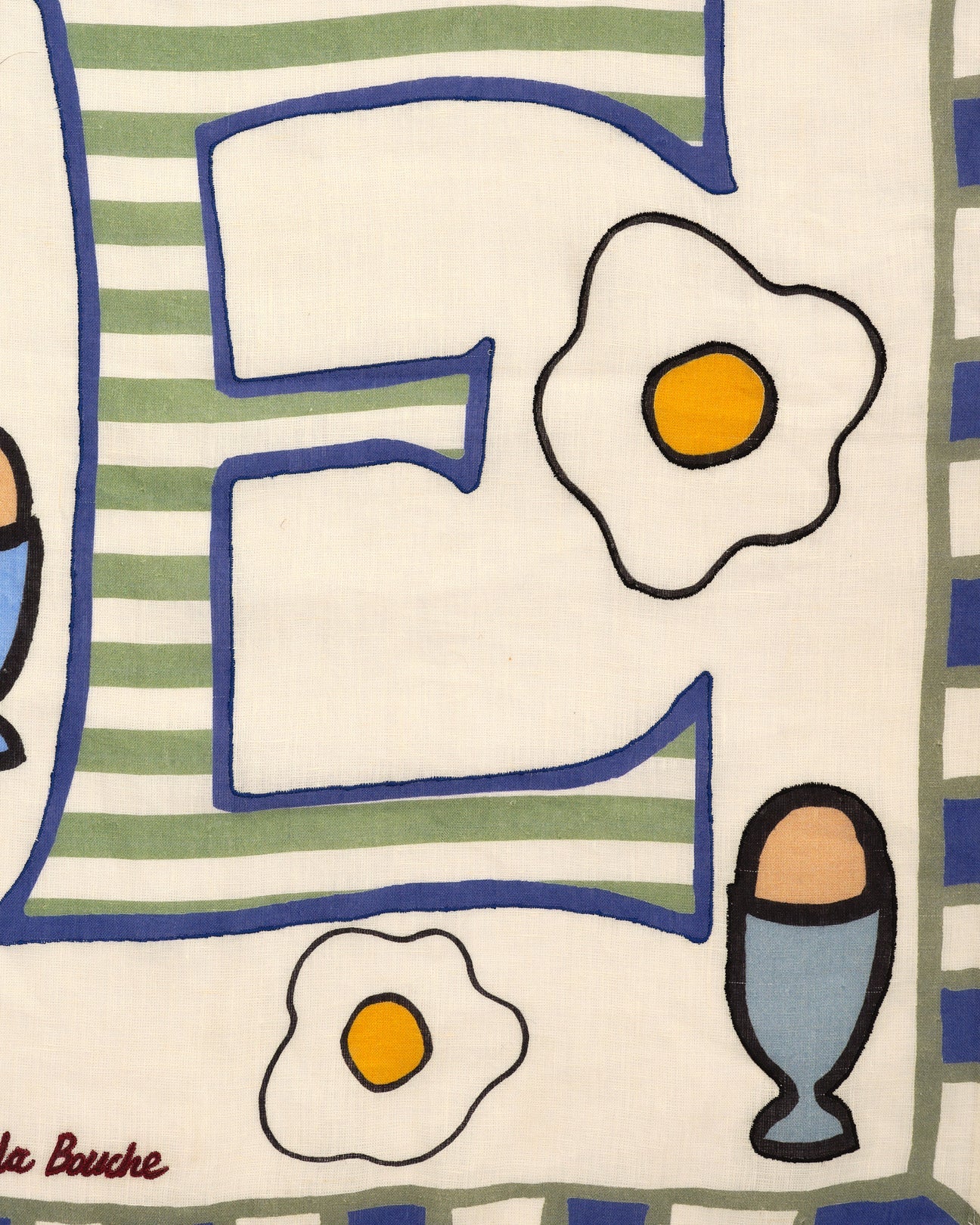 Amuse la Bouche Egg Tea Towel