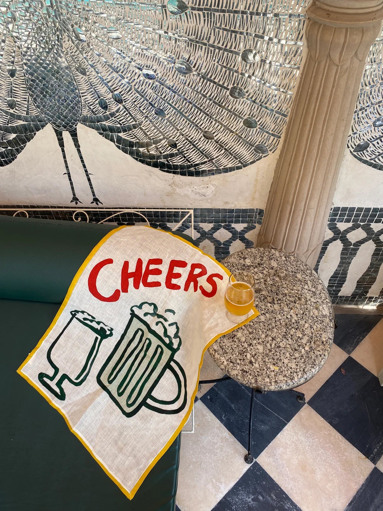 Amuse la Bouche Beer Tea Towel