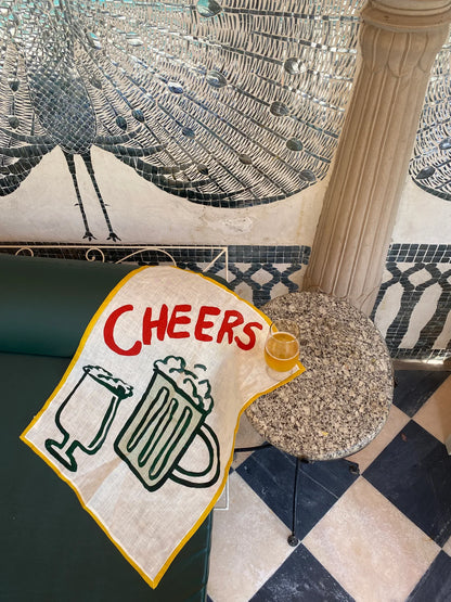 Amuse la Bouche Beer Tea Towel