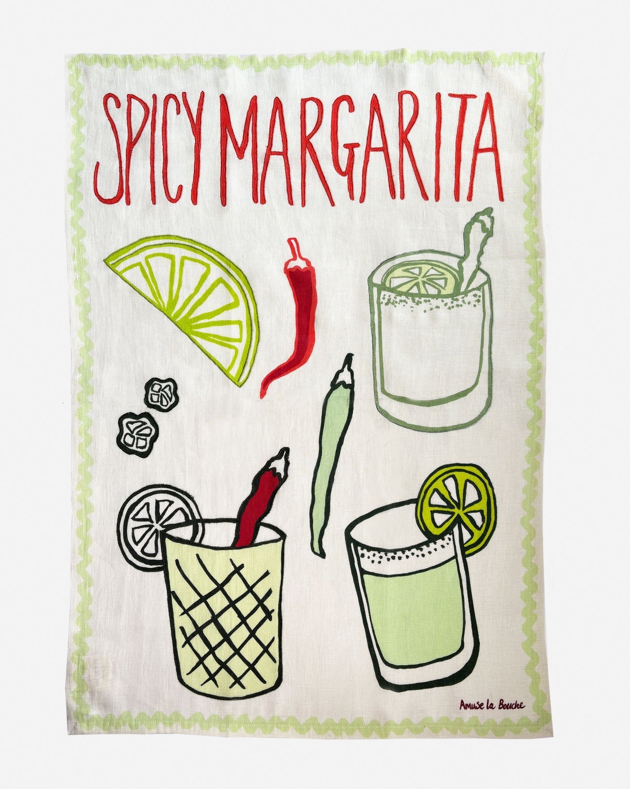 Amuse la Bouche Margarita Tea Towel