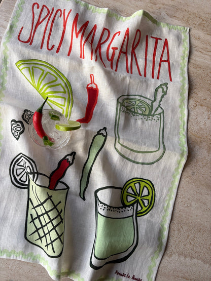 Amuse la Bouche Margarita Tea Towel