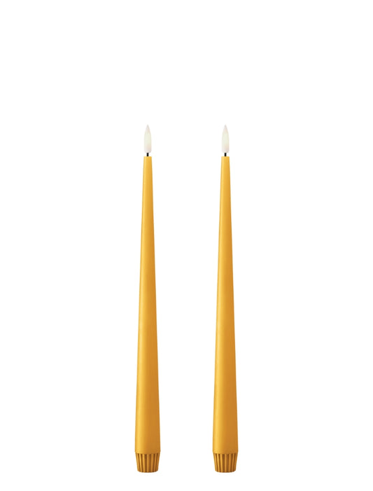 Ester & Erik LED Taper Candles 2 pcs - Mango