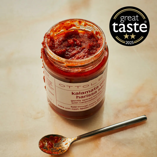 Ottolenghi - Kalamata Olive and Harissa Sauce