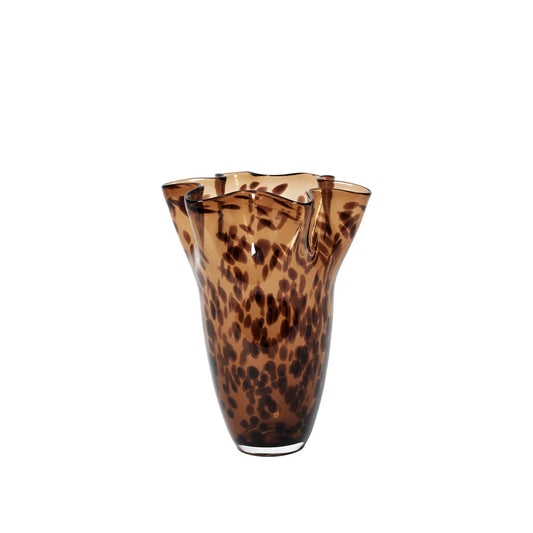 Liva Vase - Brown Leopard M