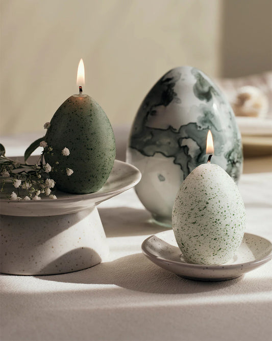 Egg Candle - Green / Set4