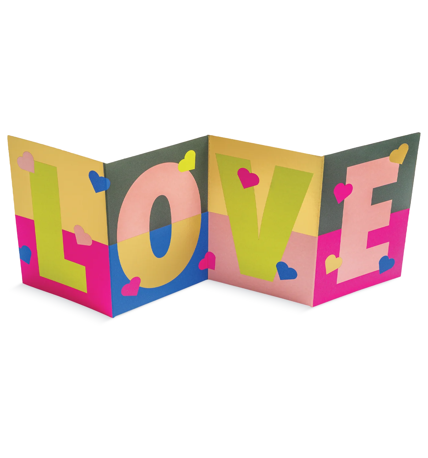 Love Concertina Card