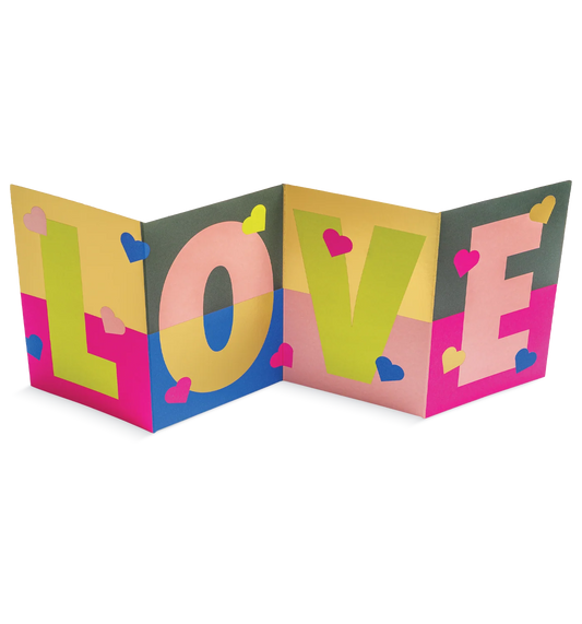 Love Concertina Card