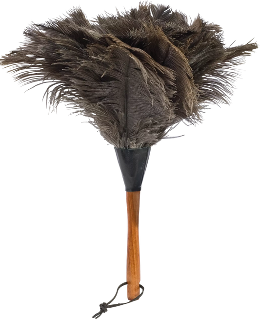ostrich feather duster - 30 cm