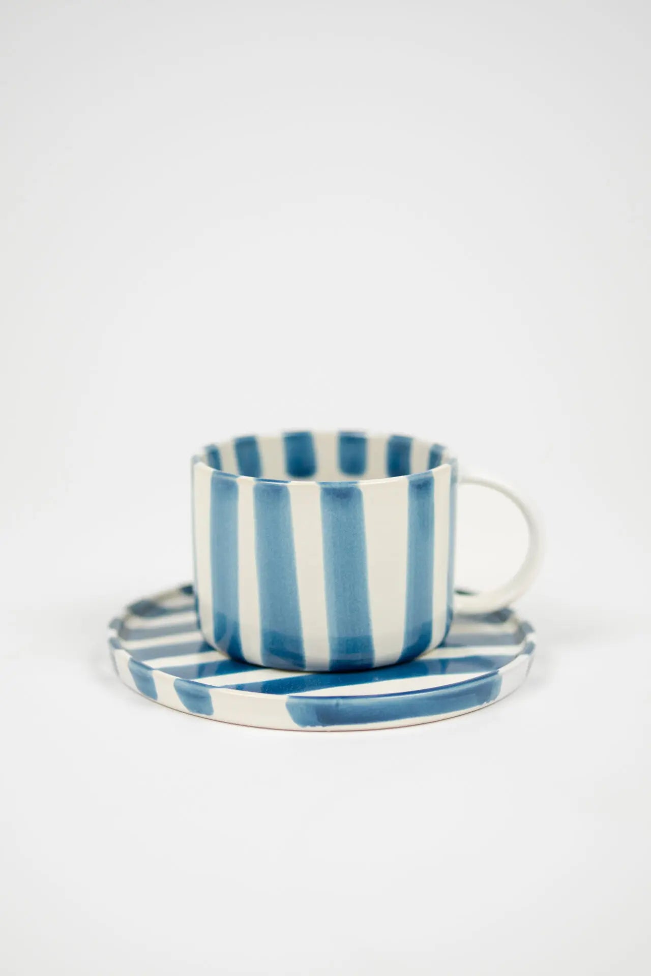Monica cup with saucer blue
