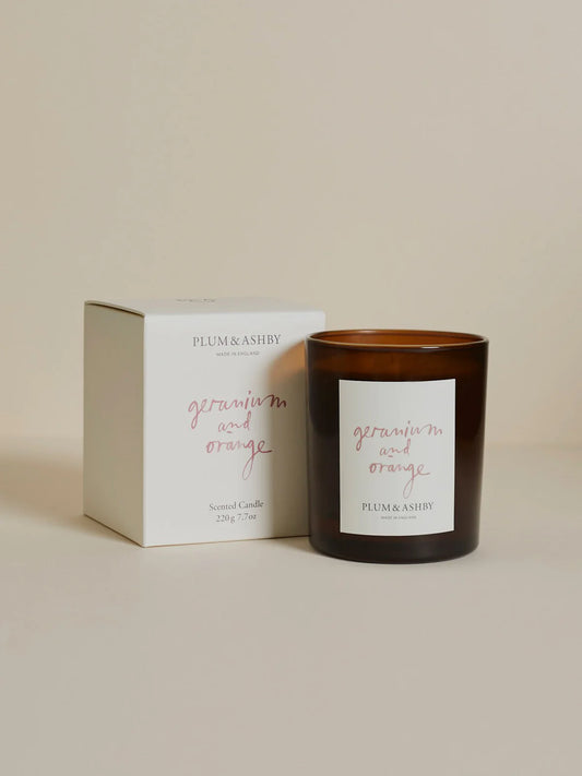 GERANIUM & ORANGE CANDLE