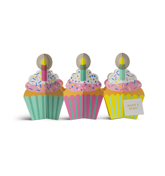 Make a Wish Cupcake Pop-Up Card