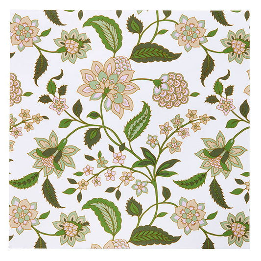 Bungalow Napkin - Green Flower