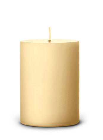 Pillar candle - PALE GINGER D: 7cm H: 10cm
