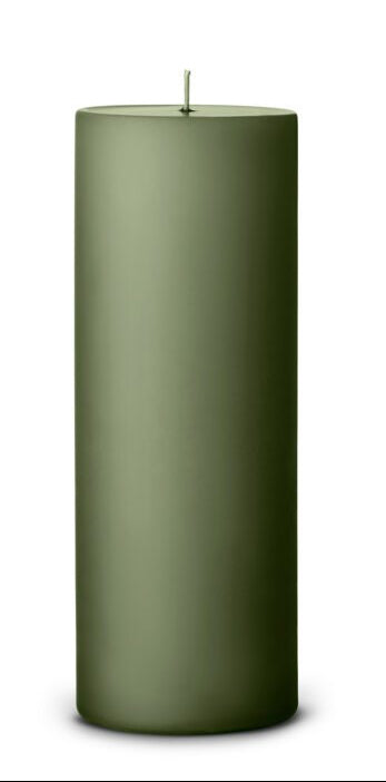 Pillar candle - GREEN SOIL D: 7cm H: 20cm
