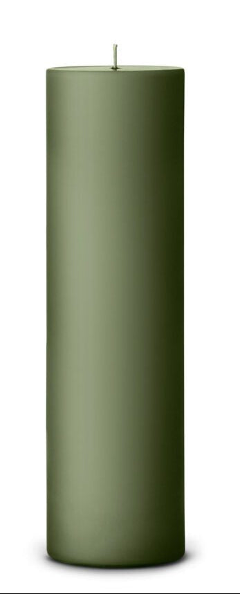 Pillar candle - GREEN SOIL D: 7cm H: 25cm