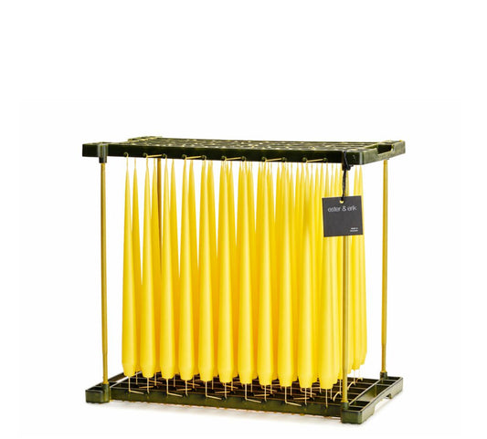 Ester & Erik Taper Frame Candle Lemon Drop 32cm