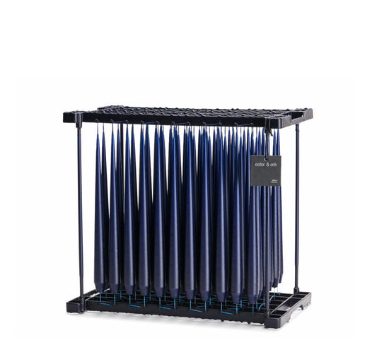 Ester & Erik Taper Frame Candle - Royal Navy 32cm