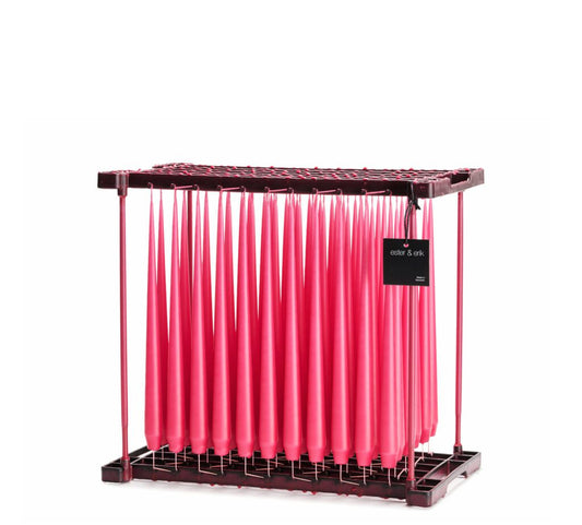 Ester & Erik Taper Frame Candle - Deep Pink 32cm