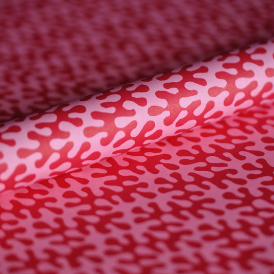 Cambridge Imprint Sheet Patterned Paper Kelp Raspberry Ripple