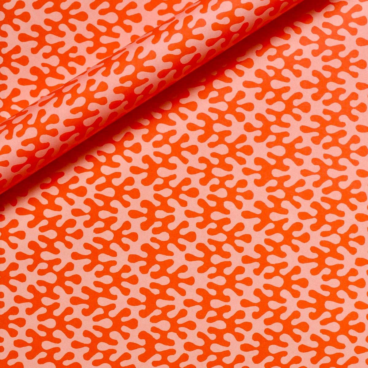 Cambridge Imprint Sheet Patterned Paper Kelp Tangerine
