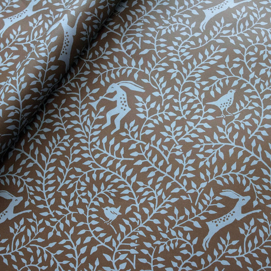 Cambridge Imprint Sheet Patterned Paper Dancing Hare Bronze