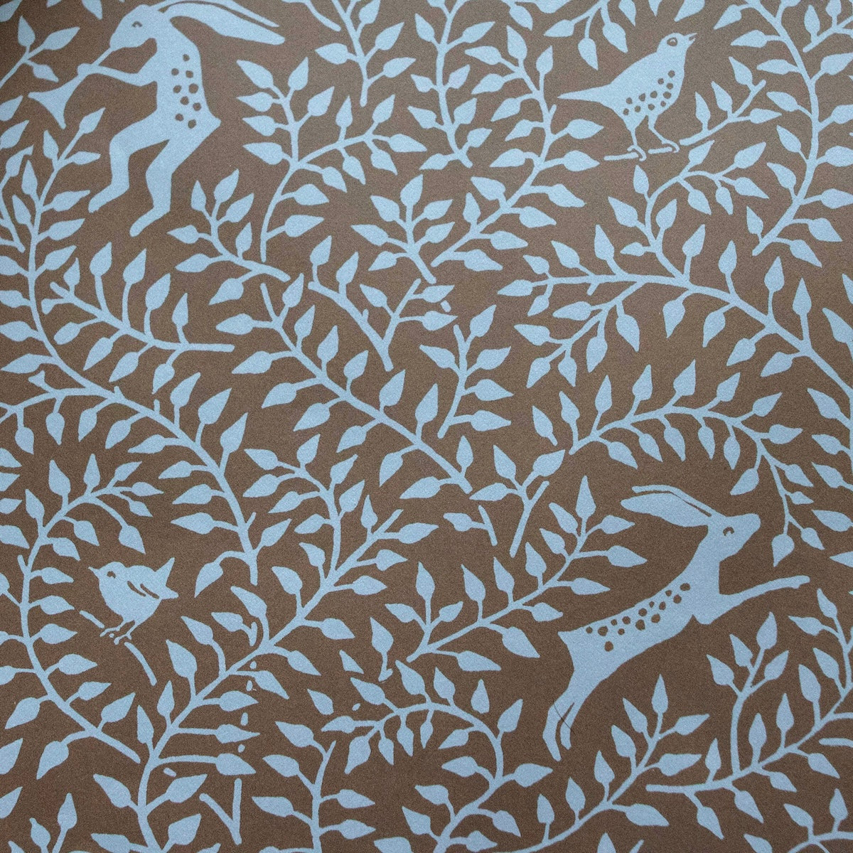 Cambridge Imprint Sheet Patterned Paper Dancing Hare Bronze