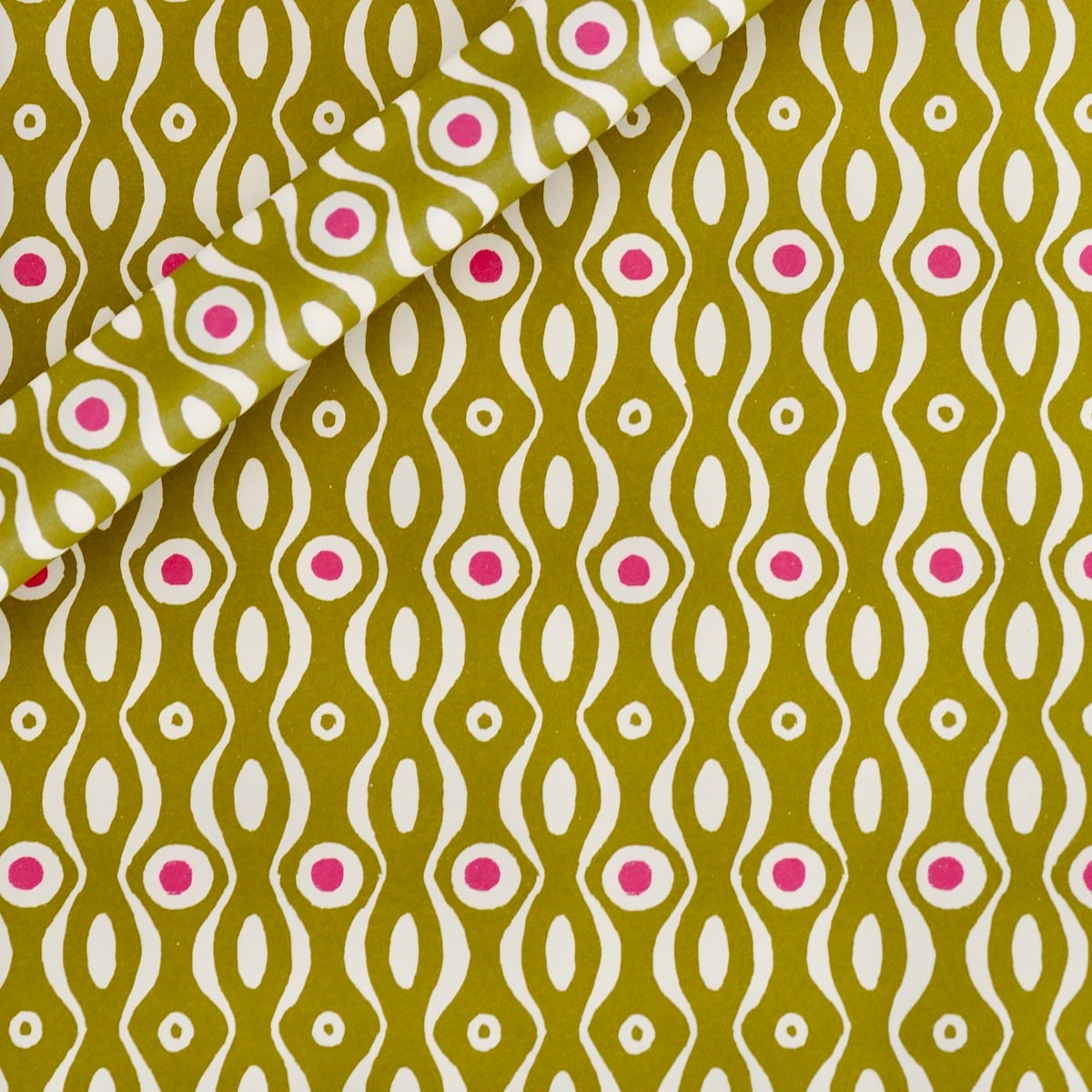 Cambridge Imprint Sheet Patterned Paper Persephone Bright Olive And Cool Pink