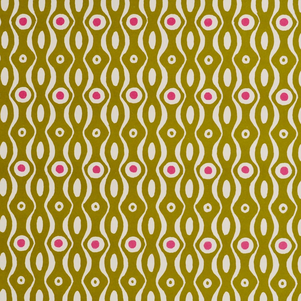 Cambridge Imprint Sheet Patterned Paper Persephone Bright Olive And Cool Pink