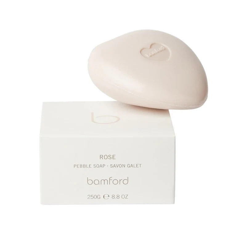 Bamford Pebble Soap Rose