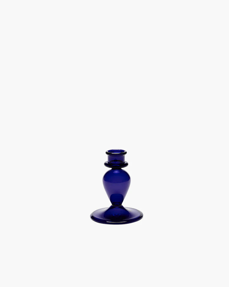 Candle holder 01 blue Nabucho