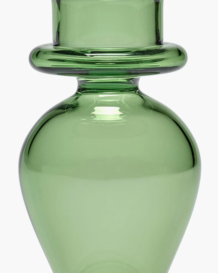 Candle holder 01 green Nabucho