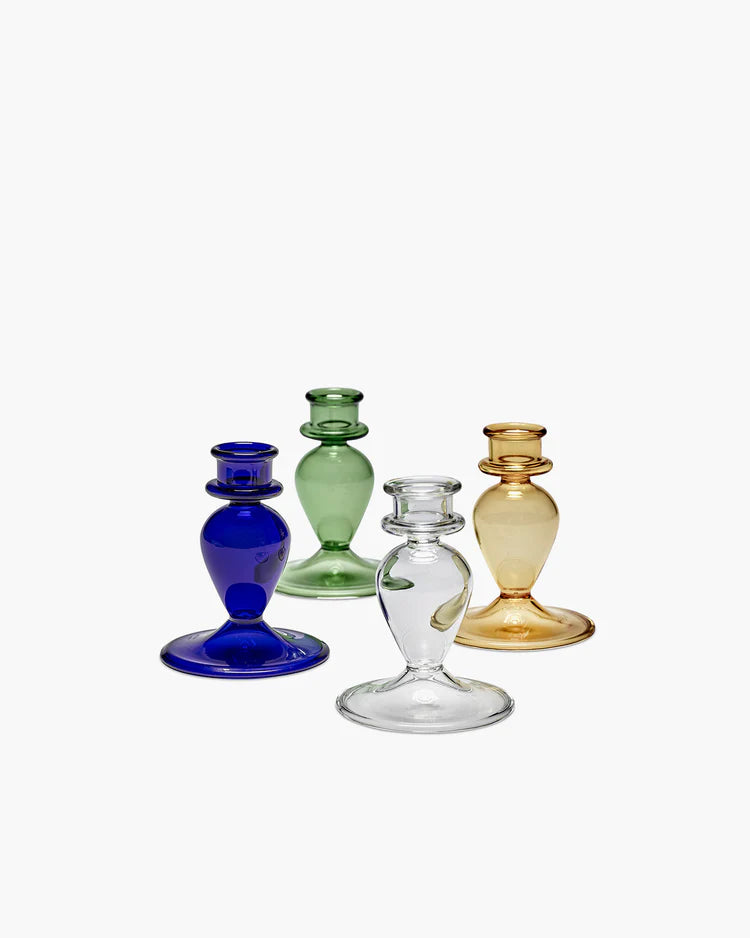 Candle holder 01 green Nabucho
