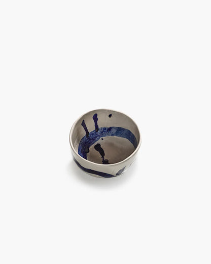 Breakfast bowl beige - blue Sophia