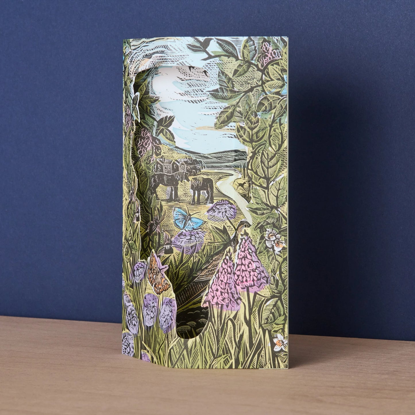 The Common die-cut card by Angela Harding