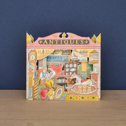 Antiques Shop Die Cut die-cut card by Emily Sutton