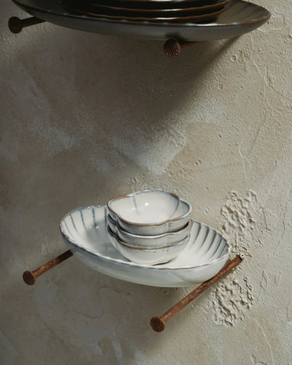 Serax Bowl ribbed S white Inku