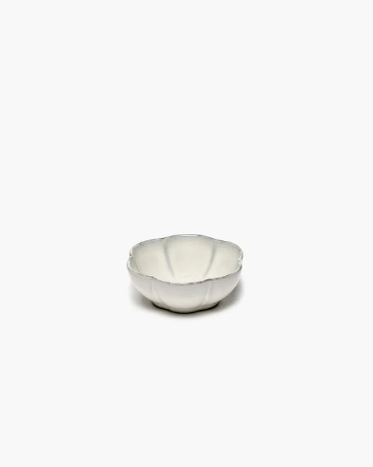 Serax Bowl ribbed M white Inku