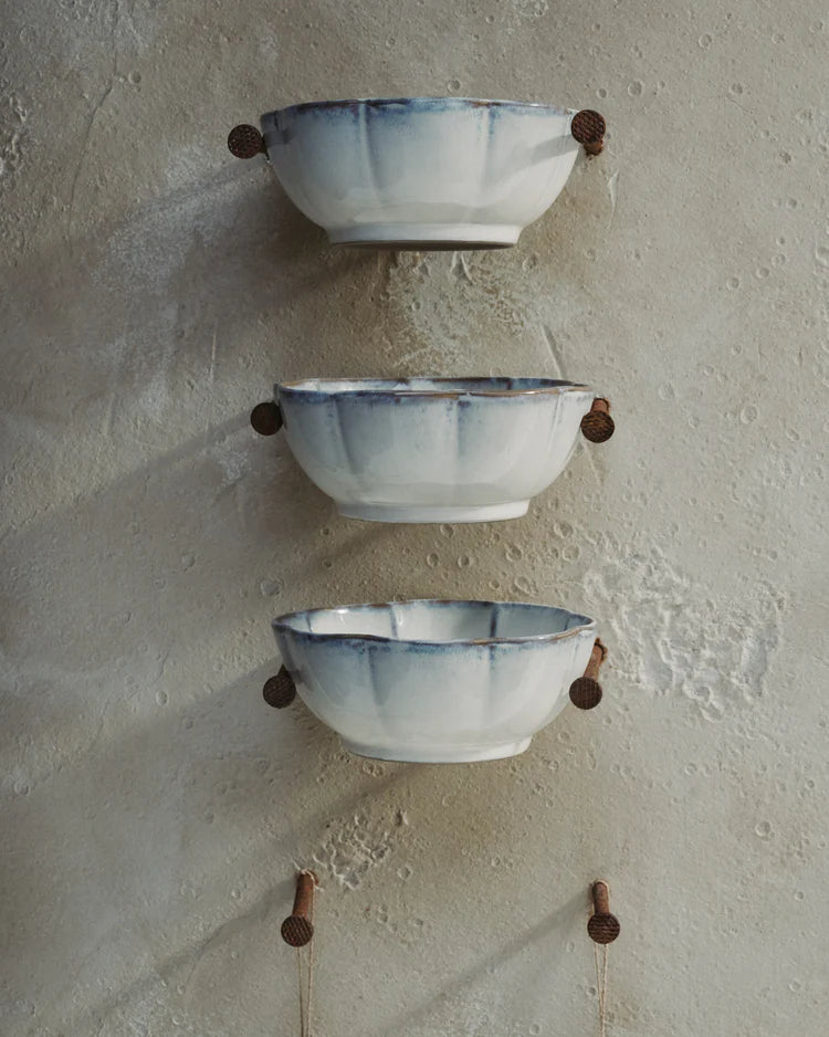 Serax Bowl ribbed XL white Inku