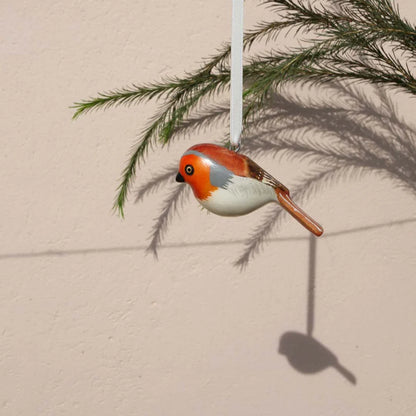 WOODEN ORNAMENT | ROBIN